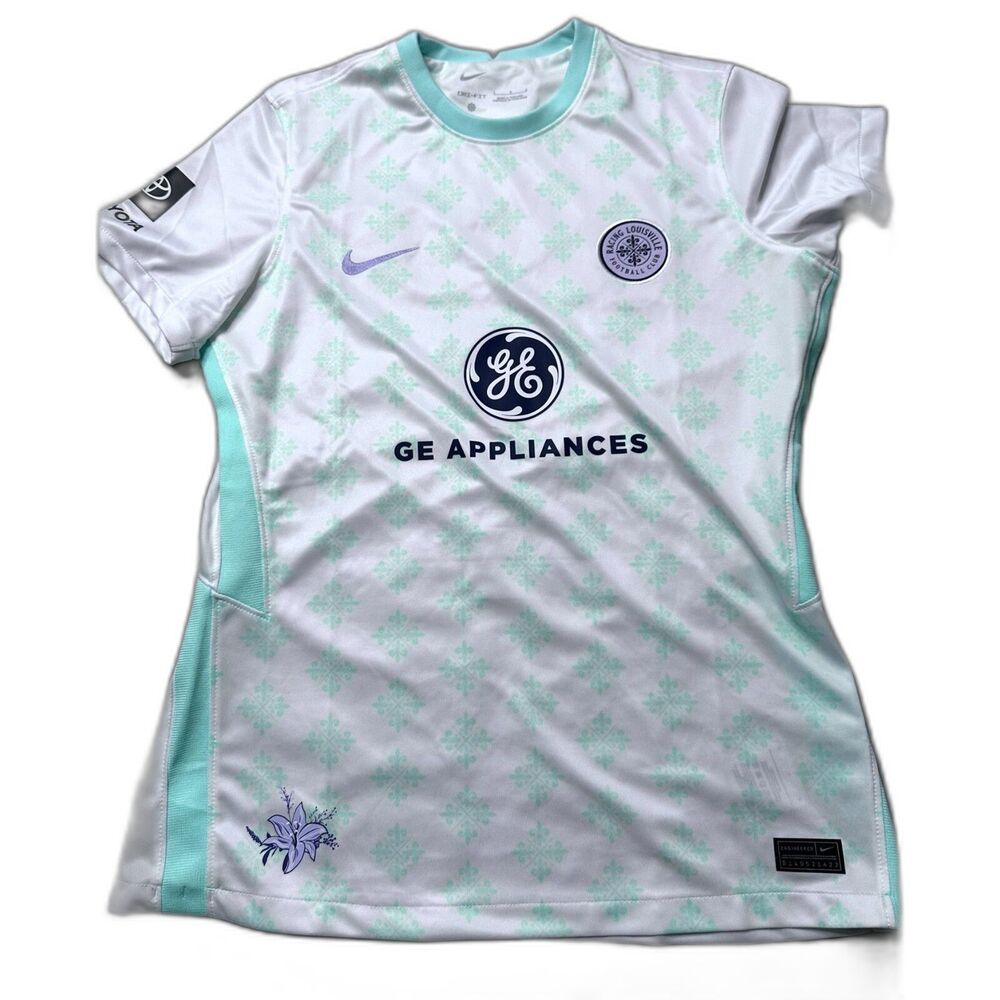 Nike Racing Louisville FC Stadium Away Football Soccer Jersey RARE  women Large